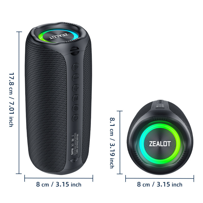 ZEALOT MP2 Portable Bluetooth Speaker
