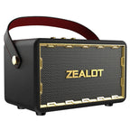 ZEALOT MT01 Portable Bluetooth Speaker - Bluetooth Speaker - Stereo Sound Deep Bass Subwoofer Waterproof - Black