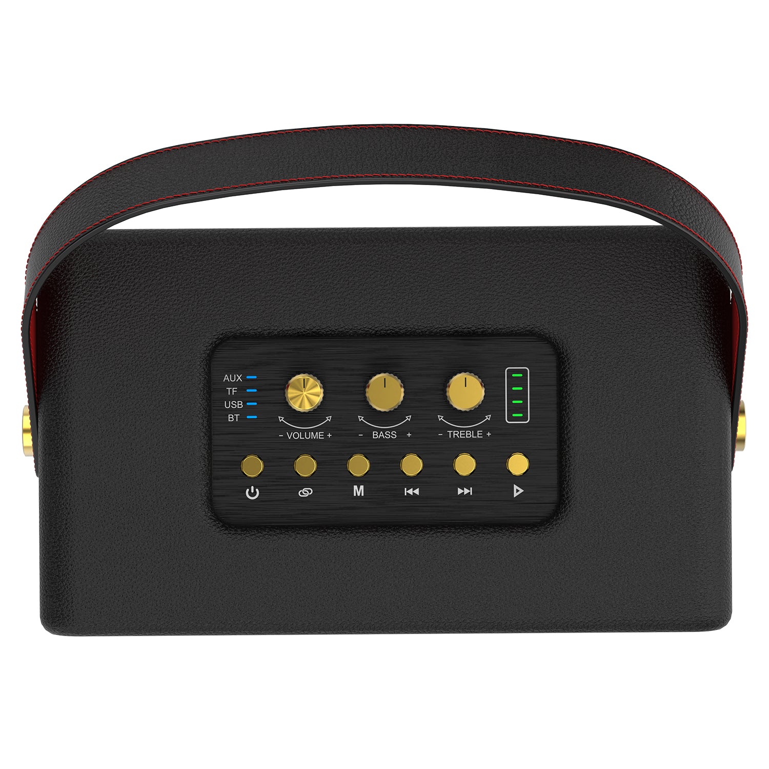 ZEALOT MT01 Portable Bluetooth Speaker - Bluetooth Speaker - Stereo Sound Deep Bass Subwoofer Waterproof - Black