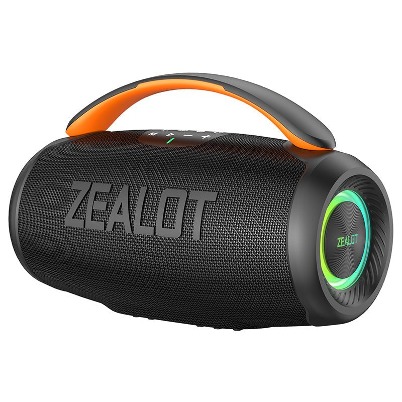 ZEALOT P11 Portable Bluetooth Speaker - Bluetooth Speaker - Stereo Sound Deep Bass Subwoofer Waterproof - Black