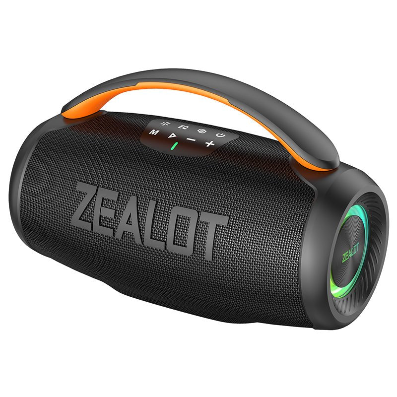 ZEALOT P11 Portable Bluetooth Speaker - Bluetooth Speaker - Stereo Sound Deep Bass Subwoofer Waterproof - Black