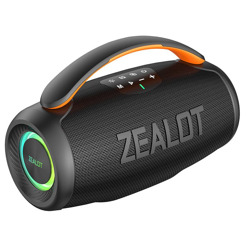 ZEALOT P11 Portable Bluetooth Speaker - Bluetooth Speaker - Stereo Sound Deep Bass Subwoofer Waterproof - Black