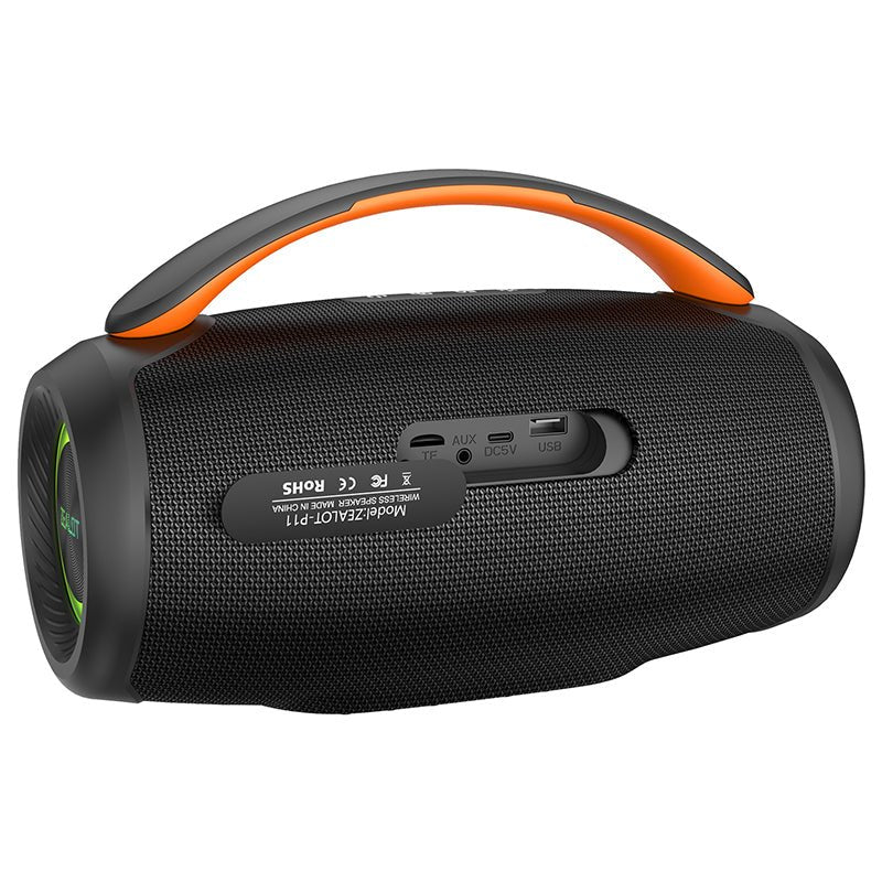 ZEALOT P11 Portable Bluetooth Speaker - Bluetooth Speaker - Stereo Sound Deep Bass Subwoofer Waterproof - Black