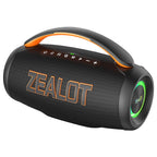 ZEALOT P12 Portable Bluetooth Speaker - Bluetooth Speaker - Stereo Sound Deep Bass Subwoofer Waterproof - Black