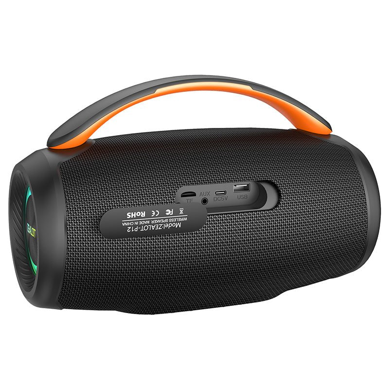 ZEALOT P12 Portable Bluetooth Speaker - Bluetooth Speaker - Stereo Sound Deep Bass Subwoofer Waterproof - Black
