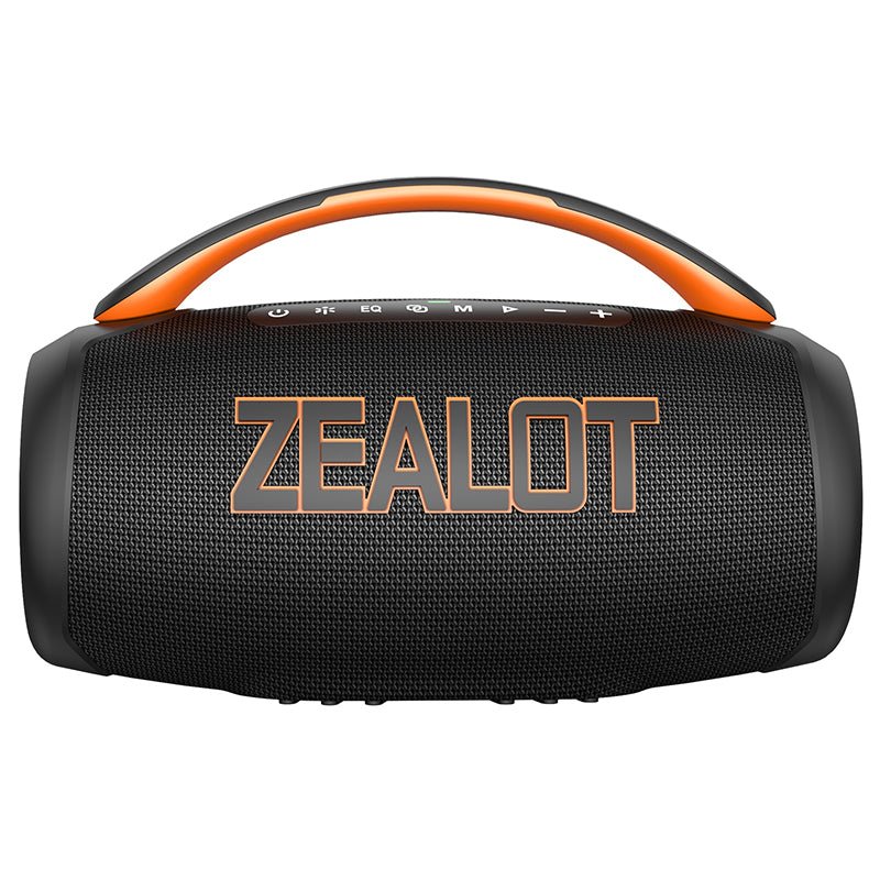 ZEALOT P12 Portable Bluetooth Speaker - Bluetooth Speaker - Stereo Sound Deep Bass Subwoofer Waterproof - Black