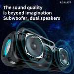 ZEALOT P2 Portable Bluetooth Speaker Black Main Image 05
