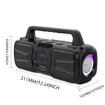 ZEALOT P2 Portable Bluetooth Speaker Black Main Image 10