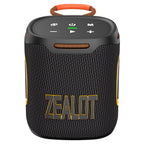 ZEALOT S122 Portable Bluetooth Speaker - Bluetooth Speaker - Stereo Sound Deep Bass Subwoofer Waterproof - Black