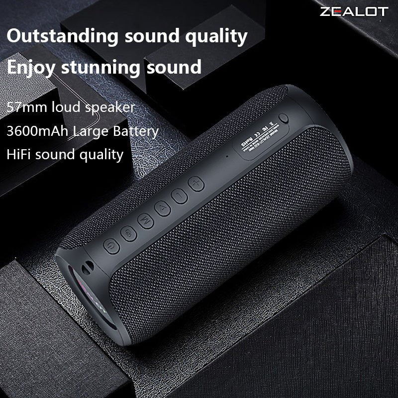 ZEALOT S32 Max Portable Bluetooth Speaker Black Main Image 05