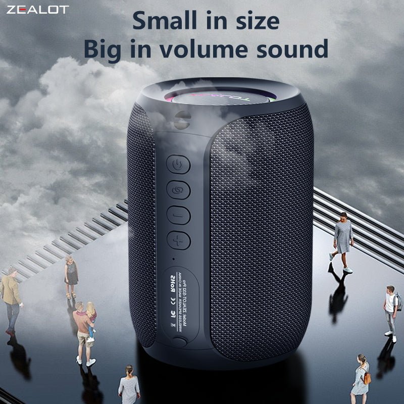 ZEALOT S32 Pro Portable Bluetooth Speaker Black Main Image 05