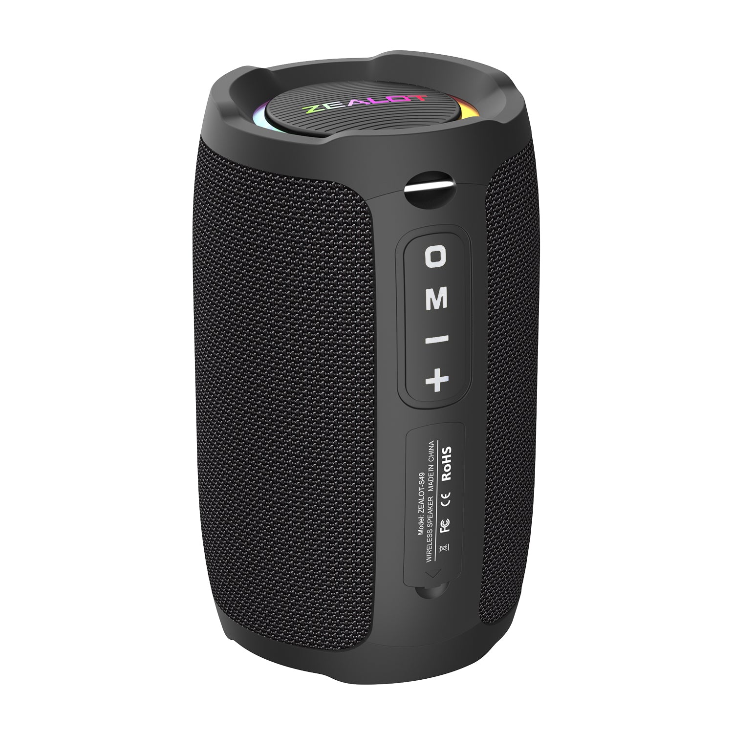 ZEALOT S49 Portable Bluetooth Speaker Black Main Image 03
