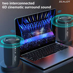 ZEALOT S49 Portable Bluetooth Speaker Black Main Image 09