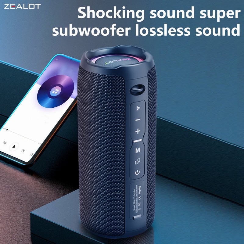 ZEALOT S49 Pro Portable Bluetooth Speaker Black Main Image 09
