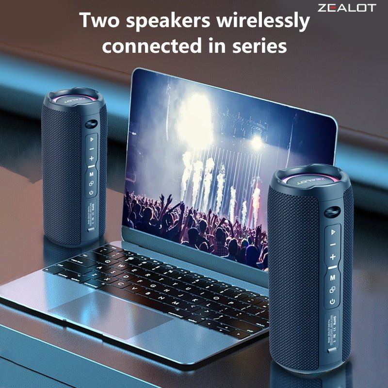 ZEALOT S49 Pro Portable Bluetooth Speaker Black Main Image 10