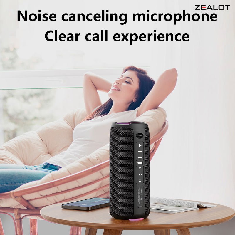 ZEALOT S49 Pro Portable Bluetooth Speaker Black Main Image 11