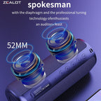 ZEALOT S51 Portable Bluetooth Speaker Black Main Image 04