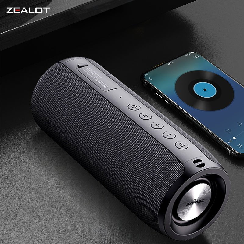 ZEALOT S51 Portable Bluetooth Speaker Black Main Image 07
