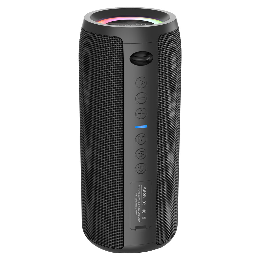 ZEALOT S51 Pro Portable Bluetooth Speaker Black Main Image 01