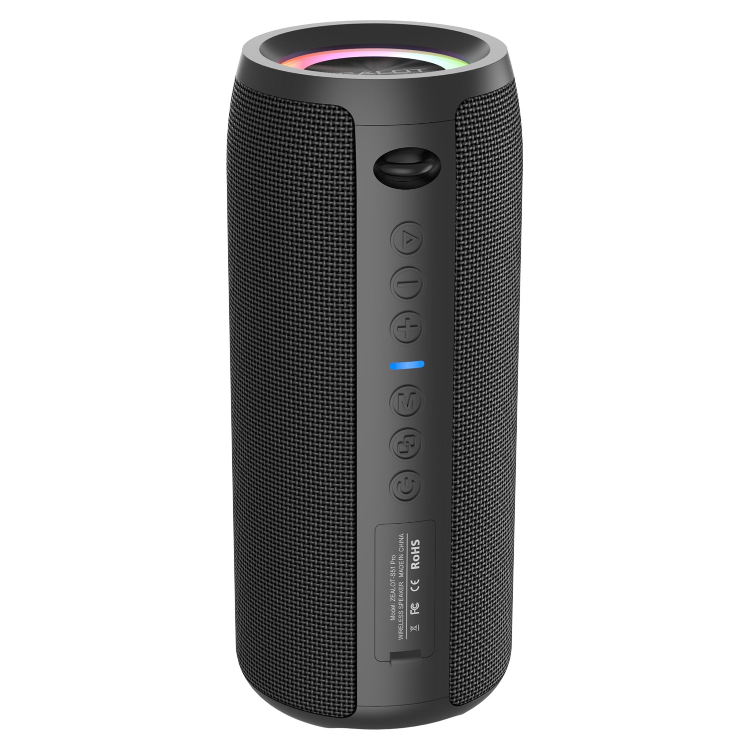 ZEALOT S51 Pro Portable Bluetooth Speaker Black Main Image 01