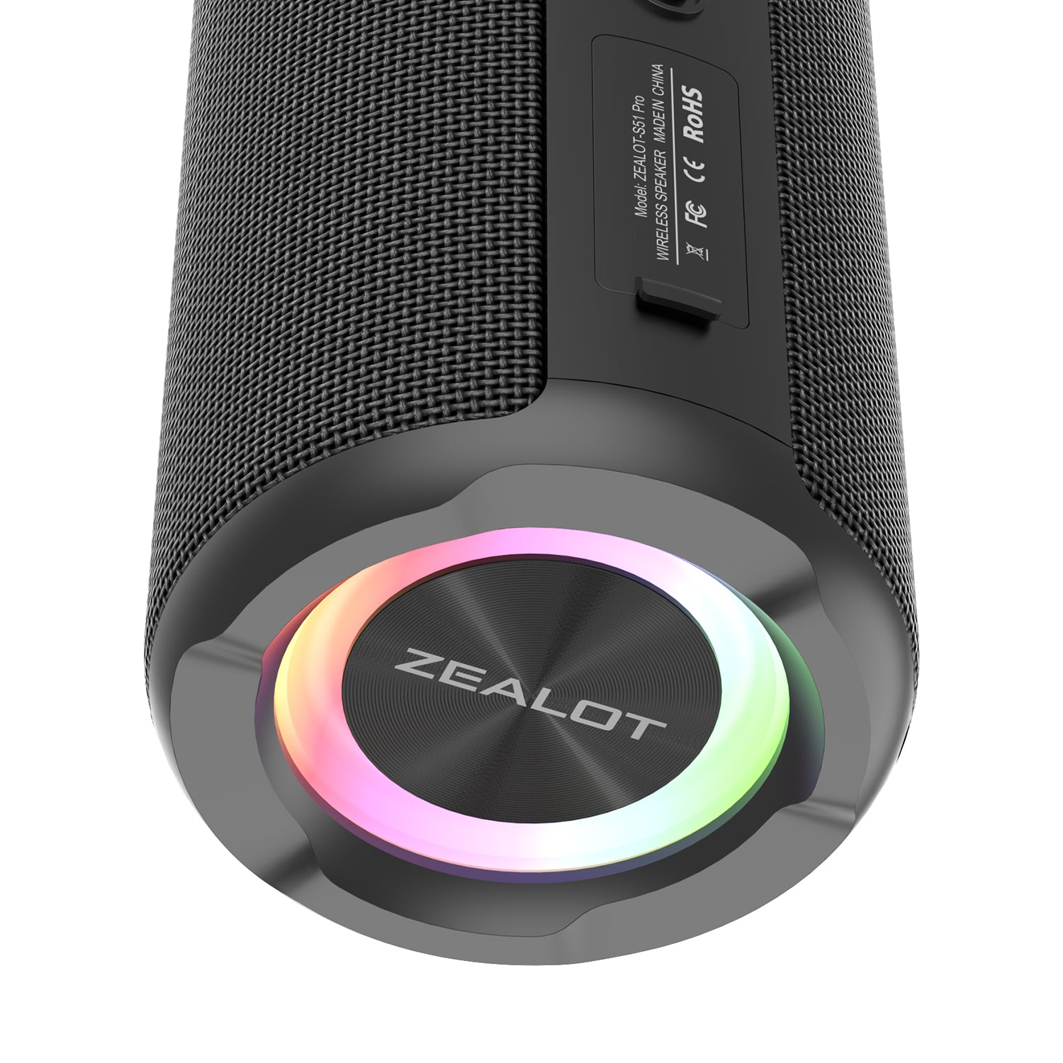 ZEALOT S51 Pro Portable Bluetooth Speaker Black Main Image 03