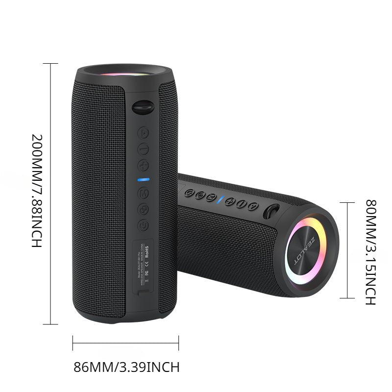 ZEALOT S51 Pro Portable Bluetooth Speaker Black Main Image 04