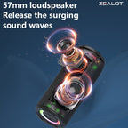 ZEALOT S51 Pro Portable Bluetooth Speaker Black Main Image 05