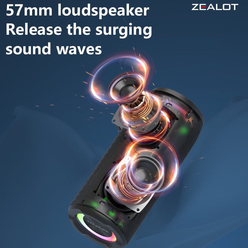 ZEALOT S51 Pro Portable Bluetooth Speaker Black Main Image 05