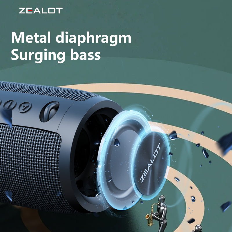 ZEALOT S51 Pro Portable Bluetooth Speaker Black Main Image 06