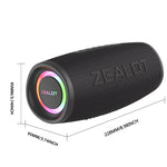 ZEALOT S56 Portable Bluetooth Speaker Black Main Image 04