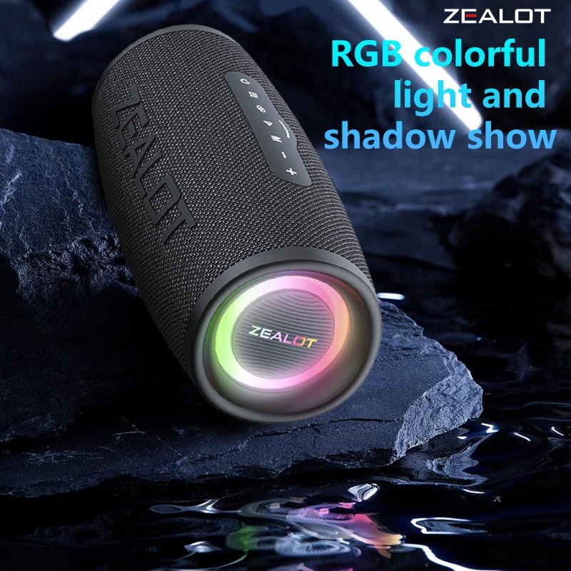 ZEALOT S56 Portable Bluetooth Speaker Black Main Image 07