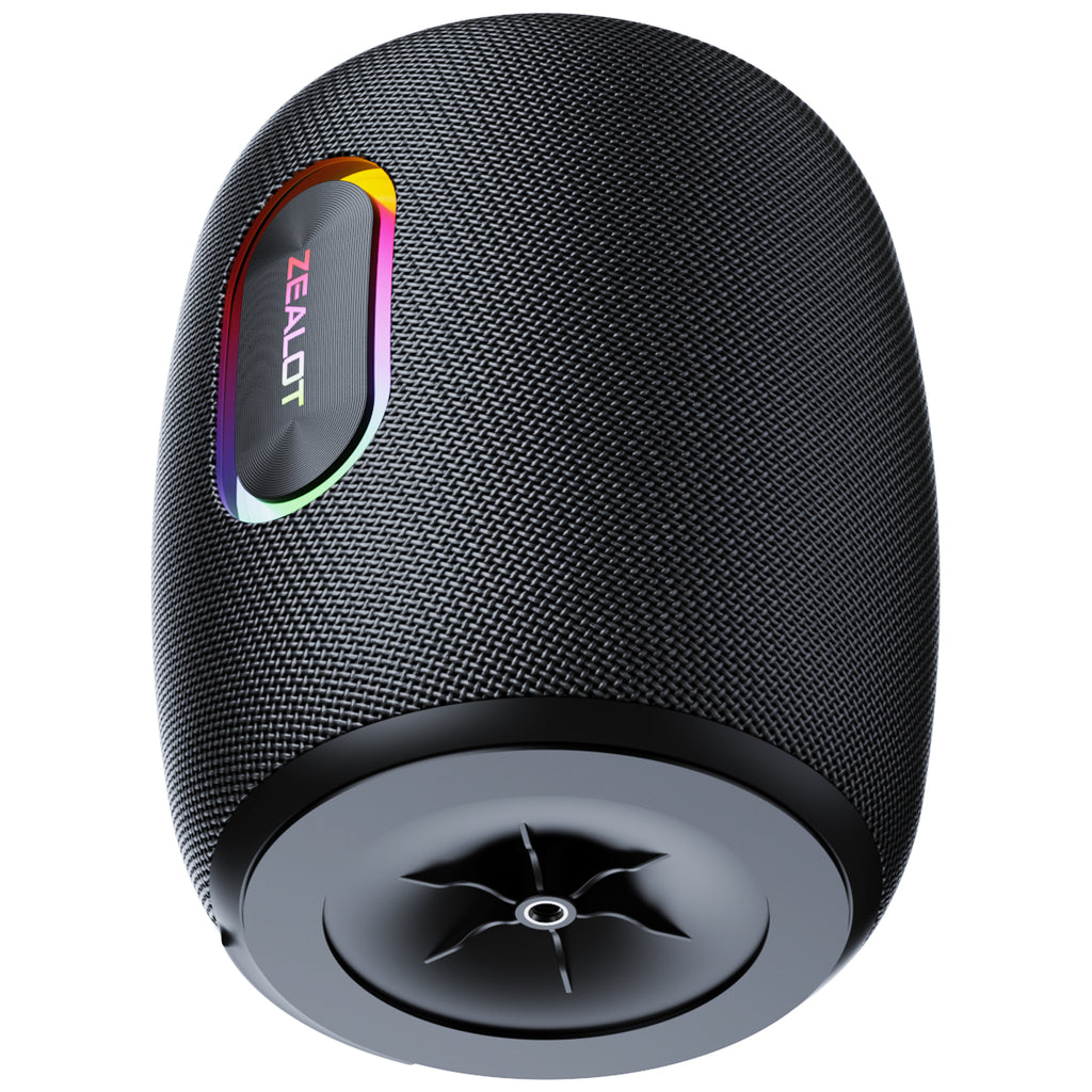 ZEALOT S64 Portable Bluetooth Speaker Black Main Image 02