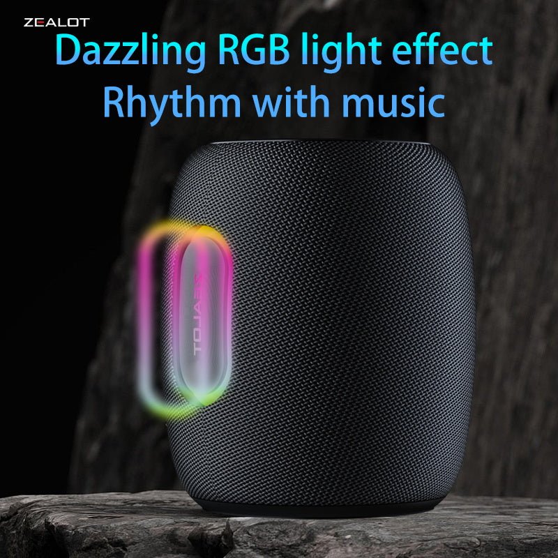 ZEALOT S64 Portable Bluetooth Speaker Black Main Image 10