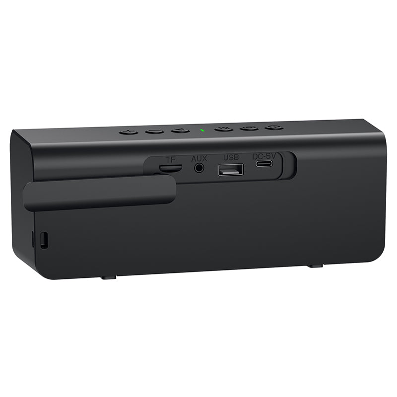 ZEALOT S72 Portable Bluetooth Speaker - Portable Wireless Speaker - Stereo Sound Deep Bass Subwoofer Waterproof - Black