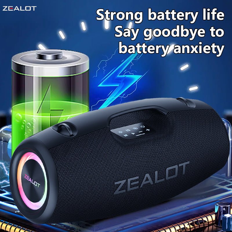 ZEALOT S78 Portable Bluetooth Speaker Black Main Image 08