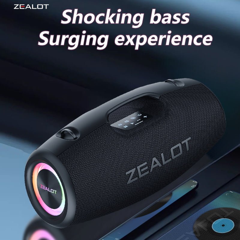 ZEALOT S78 Portable Bluetooth Speaker Black Main Image 10