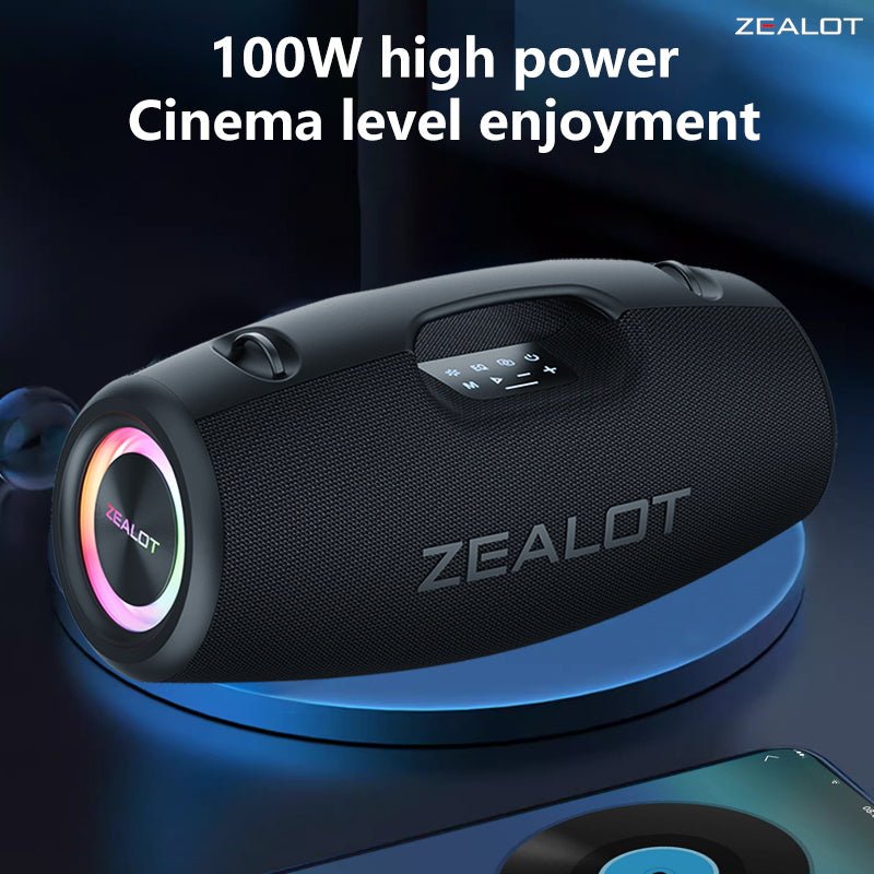 ZEALOT S78 Portable Bluetooth Speaker Black Main Image 12