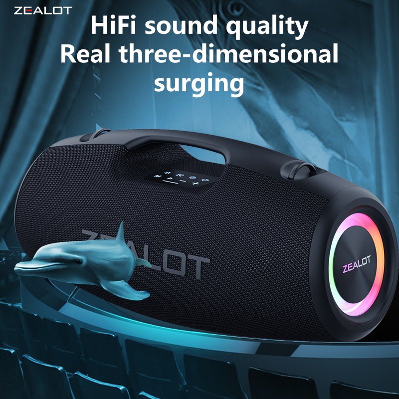 ZEALOT S78 Portable Bluetooth Speaker Black Main Image 13