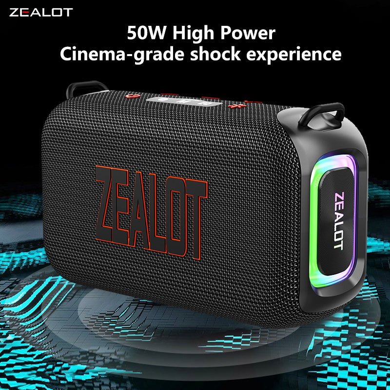 ZEALOT S85 Portable Bluetooth Speaker Black Main Image 08