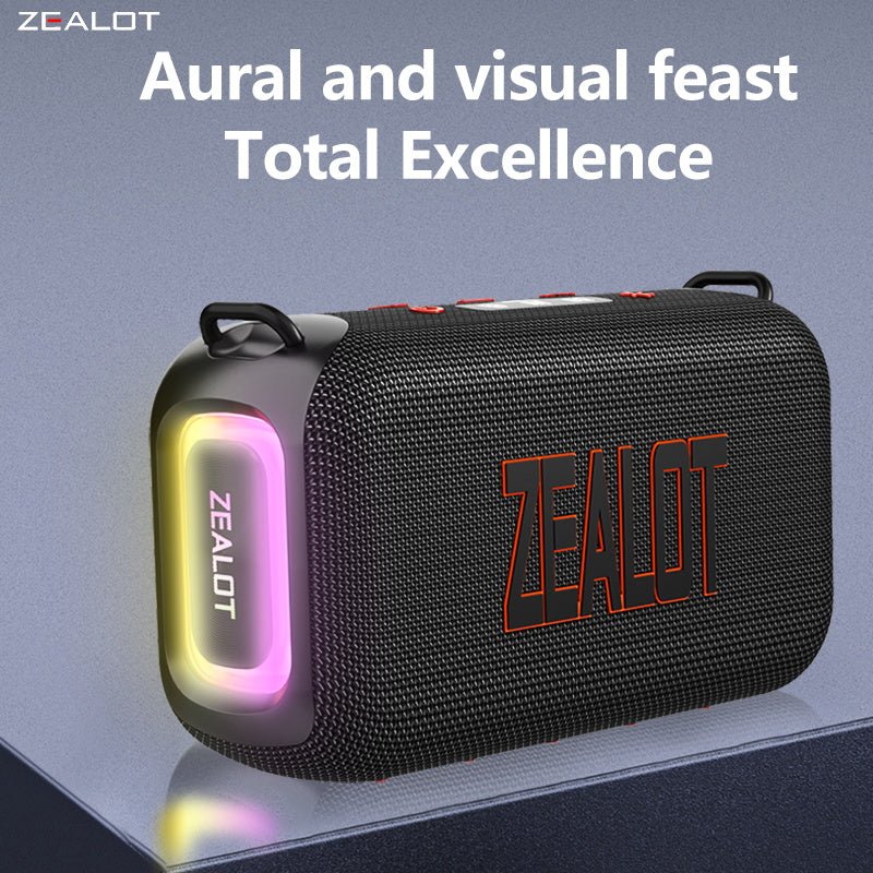 ZEALOT S85 Portable Bluetooth Speaker Black Main Image 10