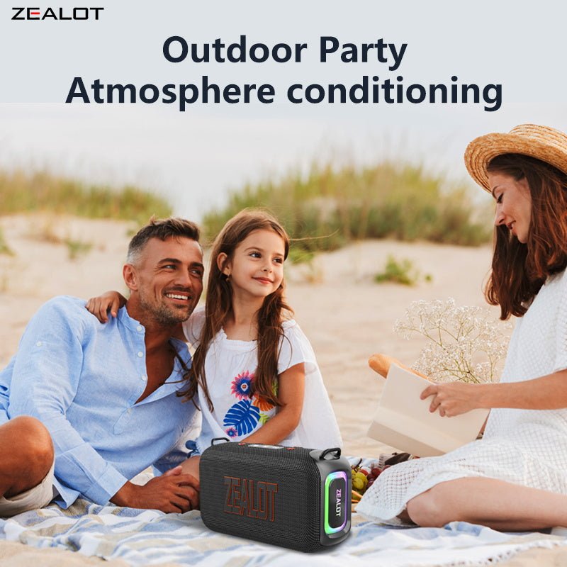 ZEALOT S85 Portable Bluetooth Speaker Black Main Image 11