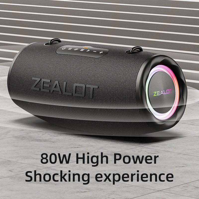 ZEALOT S87 Portable Bluetooth Speaker Black Main Image 10