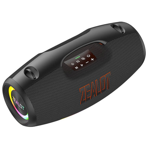 ZEALOT S89 Portable Bluetooth Speaker - Portable Wireless Speaker - Stereo Sound Deep Bass Subwoofer Waterproof - Black