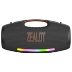 ZEALOT S89 Portable Bluetooth Speaker - Portable Wireless Speaker - Stereo Sound Deep Bass Subwoofer Waterproof - Black