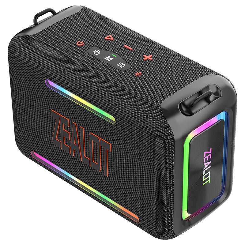 ZEALOT S95 Portable Bluetooth Speaker Black Main Image 02