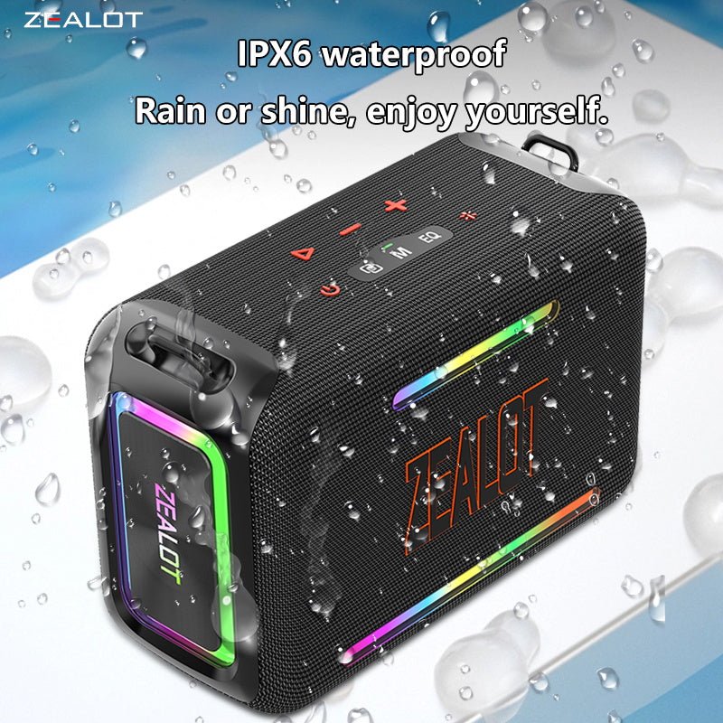 ZEALOT S95 Portable Bluetooth Speaker Black Main Image 07