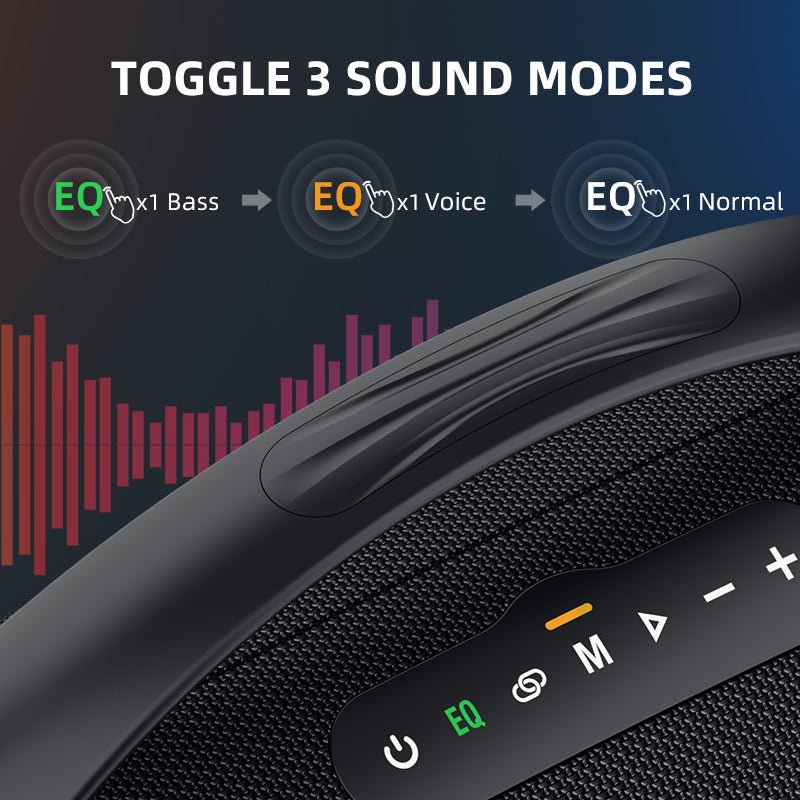 ZEALOT S97 Portable Bluetooth Speaker Black Main Image 07