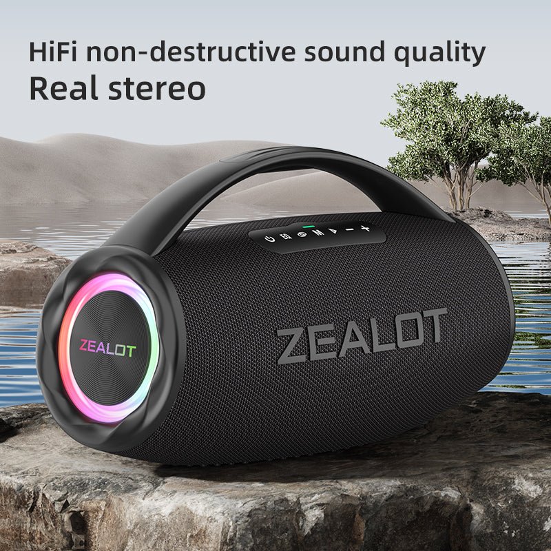 ZEALOT S97 Portable Bluetooth Speaker Black Main Image 09
