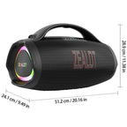 ZEALOT S98 Portable Bluetooth Speaker Black Main Image 06