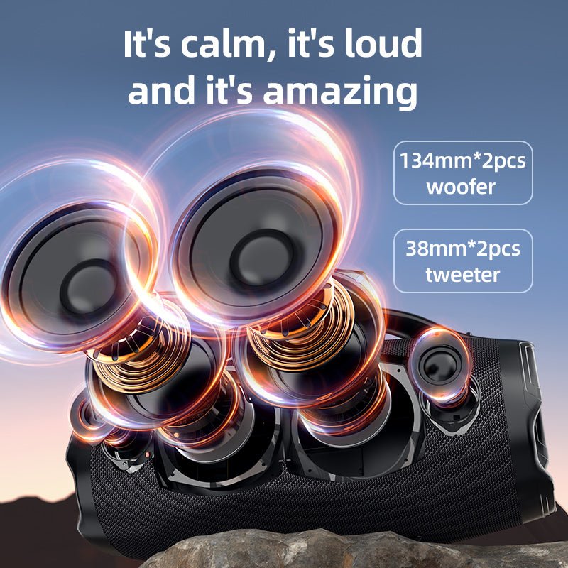 ZEALOT S98 Portable Bluetooth Speaker Black Main Image 08
